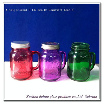 350ml 450ml 480ml 600ml 1000ml Glass Mason Jars